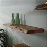 Pier import Etagère murale bord naturel en acacia massif L90cm
