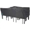 MOB EVENT PRO Housse de table de jardin rectangulaire grise 200 x 130 cm   Oviala