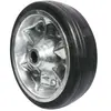 Imline - Galet jante métal plein 200x55x20 mm   Charge 400 kg, roue jockey