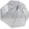 Kimood Parapluie canne transparent - KI2024 - blanc