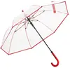 Non communiqué Fare - Parapluie canne transparent - FP7112 - bord rouge