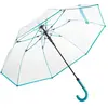 Non communiqué Fare - Parapluie canne transparent - FP7112 - bord bleu pétrole