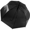 Kimood Parapluie canne transparent - KI2024 - noir