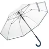 Non communiqué Fare - Parapluie canne transparent - FP7112 - bord bleu marine