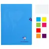 Lot de 8 cahiers Polypro Mimesys - Clairefontaine - 24x32 cm - Grands carreaux - 96 pages