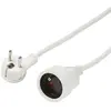 Rallonge intérieur H05VV-F Diall 3 x 1.5 mm² 3m + prise blanc
