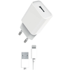 MYWAY Pack Chargeur Secteur 2A + Câble Lightning MFi 1 m - Blanc