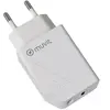 MUVIT FOR CHANGE CHARGEUR SECTEUR PD 20W + QC 3.0 18W BLANC