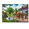 A Village in Summer 1000 Pièces  Bluebird Puzzle