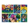 Puzzle 2000 pièces Bluebird - Romero Britto : Collage : Fleurs