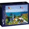 Bluebird Puzzle Claude Monet - Garden at Sainte-Adresse, 1867