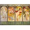 Mucha - Four Seasons, 1900 1000 Pièces  Bluebird Puzzle