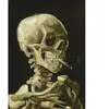 Bluebird Puzzle Vincent Van Gogh - Head of a Skeleton with a Burning Cigarette, 1886
