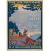 Roger Broders -  La Route des Alpes, 1920 500 Pièces  Grafika