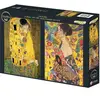 Grafika 2 Puzzles - L'Art de Klimt : Le Baiser, 1907-1908 - Dame à l'é...