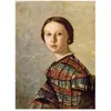 Grafika Jean-Baptiste-Camille Corot : Portrait de Jeune Fille, 1859