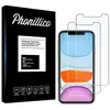 Phonillico Verre Trempe pour iPhone 11 [Pack 2] Film Vitre Protection ...