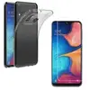 Phonillico Coque pour Samsung Galaxy A20E + Verre Trempe - Protection Silicone Souple Ultra Mince Film Intégral Vitre Protection Ecran []