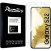 PHONILLICO Verre Trempé pour Samsung S22 5G [Pack 2] Film Vitre Protection Ecran