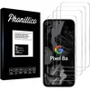 Protection d'écran - phonillico - google pixel 8a - pack de 4 - verre trempé - résistant aux rayures