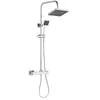 Barre de douche ONDEE CELO - H95xL26cm - Finition chromé