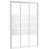Façade MISSI - Coulissante 3V - Finition Blanc - 120x185cm