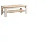Altobuy NASHVIL - Table Basse Aspect Chêne Blanchi et Double Plateau Chêne clair -