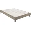 Sommier Epeda CONFORT FERME DECO NATURE 180x200 Chiné Naturel