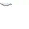 Bultex Sommier tapissier gris confort médium 3 zones 90x200