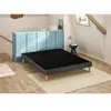 Sommier déco tapissier Unic gris - Bultex 90x200