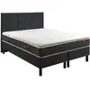 Ensemble Epeda Enchanteur Gris Chiné 180x200 - Double Sommier