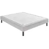 Sommier Epeda Nature Medium - Gris Souris 80x190
