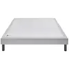 Sommier Epeda CONFORT FERME DECO NATURE 140x190 Gris souris