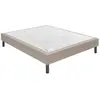 Sommier Epeda Nature Medium - Gris Souris 140x190