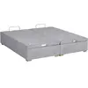 Sommier Epeda Coffre HERCULE 180x200 Gris