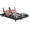 Sommier electrique Epeda ESCAPADE 90x200 Chiné Drak Grey