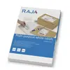 Étiquettes multi-usages Raja adhésion permanente - Coins droits vifs -...