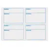 Étiquettes multi-usages adhésion permanente Raja - coins pointus - 105...