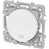 EUR'OHM - Bouton poussoir carillon blanc Square (60204)