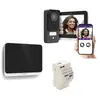 Visiophone filaire et connecté 3K Philips WelcomeEye Connect 3 avec éc...