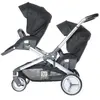Poussette double red castle evolutwin noire RED3660950051452