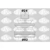 Jeu de soufflets, arbre de transmission SASIC 4003448 gauche