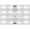 Jeu de soufflets, arbre de transmission SASIC 4003406