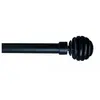 SECODIR Soho - Kit tringle extensible ø 16/19mm 110 à 210 cm Coloris - Noir mat