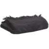3S. x Home Maison Vivaraise Serviette de toilette Zoé Carbone 50 X 100