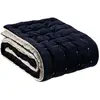 3S. x Home Chemin de lit uni Elise Cobalt