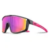 Julbo Fury S Lunettes de Soleil, Noir/Rose, Taille Unique Mixte Enfant