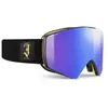 Julbo Razor Edge Reactiv 1-3 - Masque ski homme Noir / Jaune Reactiv Glare Control 1-3 Flash Bleu