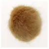 Pompons fausse fourrure - 10cm de diamètre - Unic 106 Marron - 106 Mar...