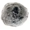 Pompons fausse fourrure - 10cm de diamètre - Unic 02 Gris Chiné - 02 G...